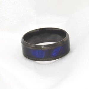 Blue Stainless Steel Band